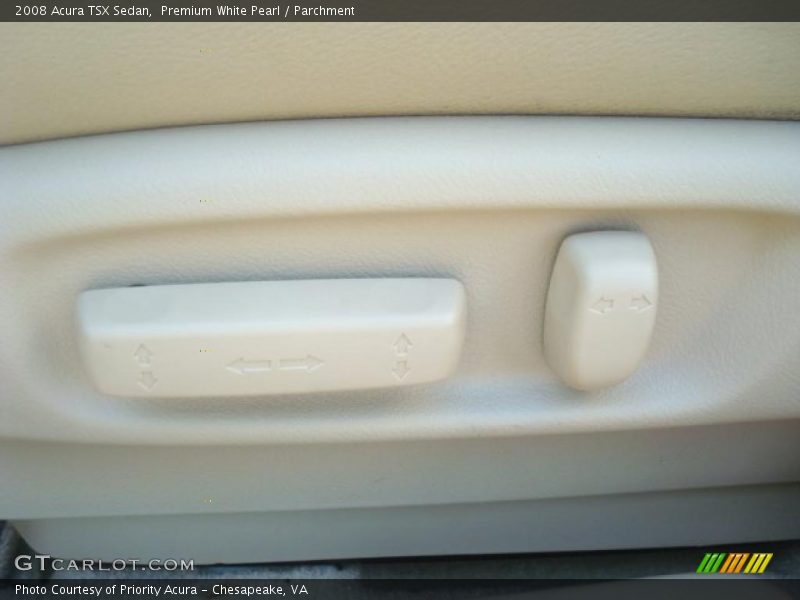 Premium White Pearl / Parchment 2008 Acura TSX Sedan