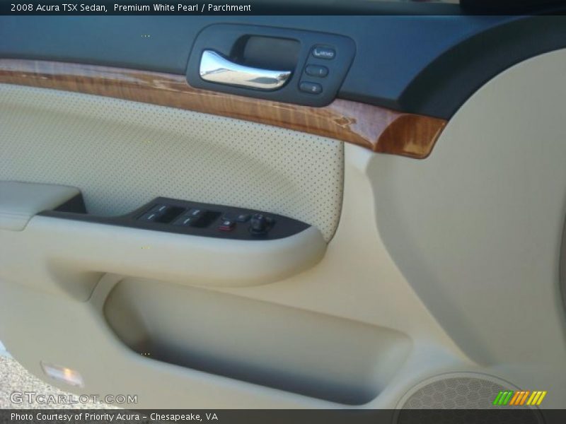 Premium White Pearl / Parchment 2008 Acura TSX Sedan