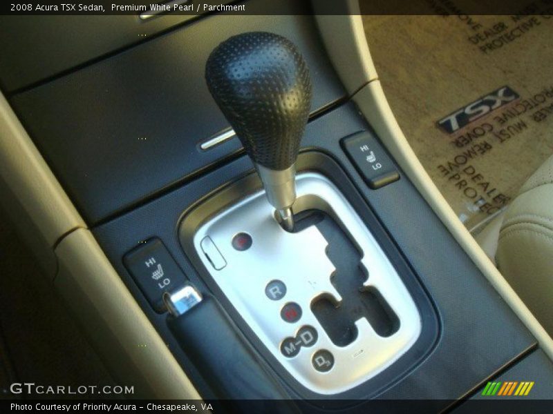 Premium White Pearl / Parchment 2008 Acura TSX Sedan