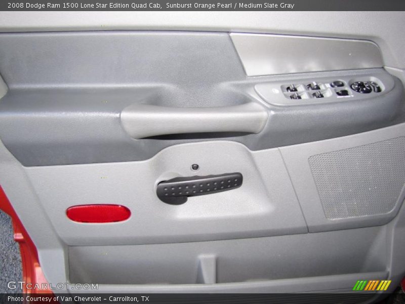 Sunburst Orange Pearl / Medium Slate Gray 2008 Dodge Ram 1500 Lone Star Edition Quad Cab