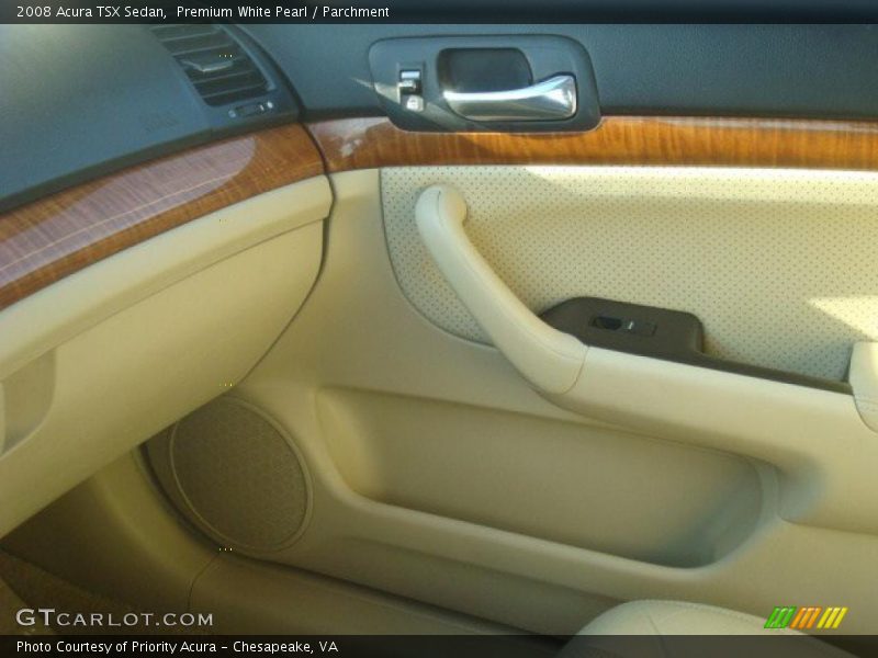 Premium White Pearl / Parchment 2008 Acura TSX Sedan