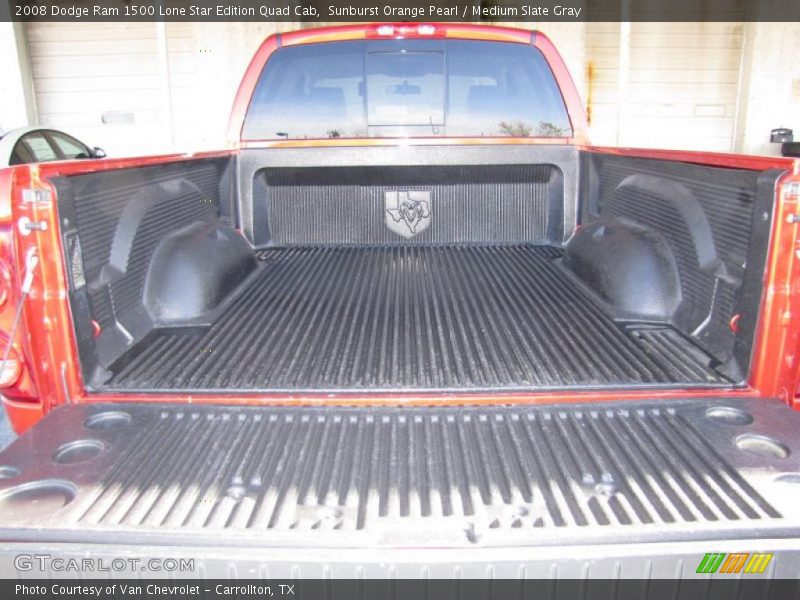 Sunburst Orange Pearl / Medium Slate Gray 2008 Dodge Ram 1500 Lone Star Edition Quad Cab