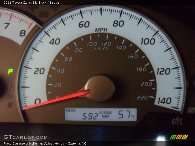 Black / Bisque 2011 Toyota Camry SE