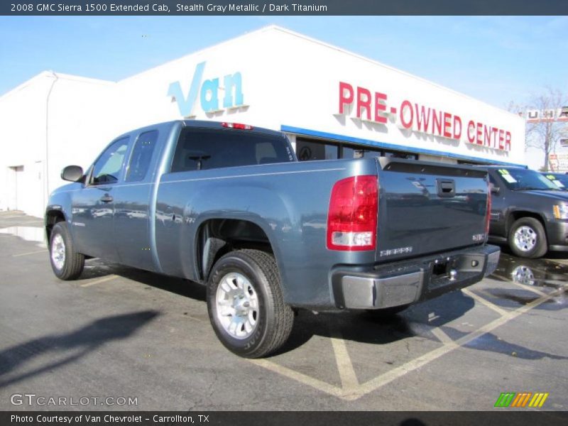 Stealth Gray Metallic / Dark Titanium 2008 GMC Sierra 1500 Extended Cab