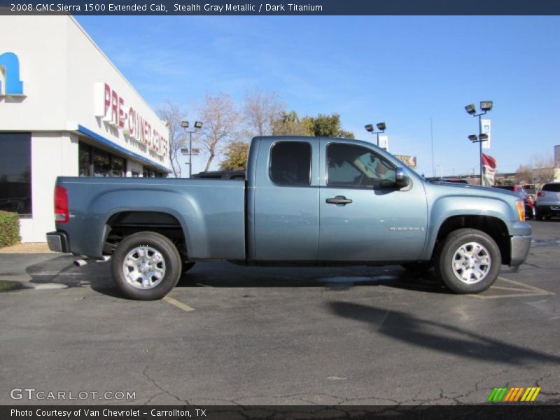 Stealth Gray Metallic / Dark Titanium 2008 GMC Sierra 1500 Extended Cab