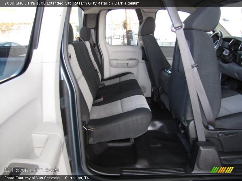  2008 Sierra 1500 Extended Cab Dark Titanium Interior