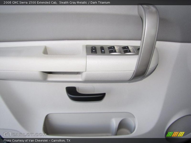 Stealth Gray Metallic / Dark Titanium 2008 GMC Sierra 1500 Extended Cab