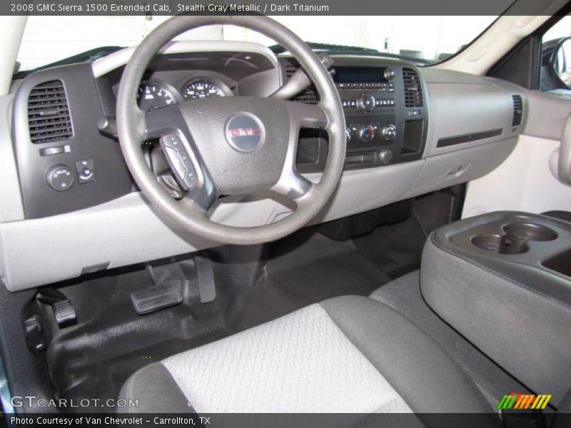 Dark Titanium Interior - 2008 Sierra 1500 Extended Cab 