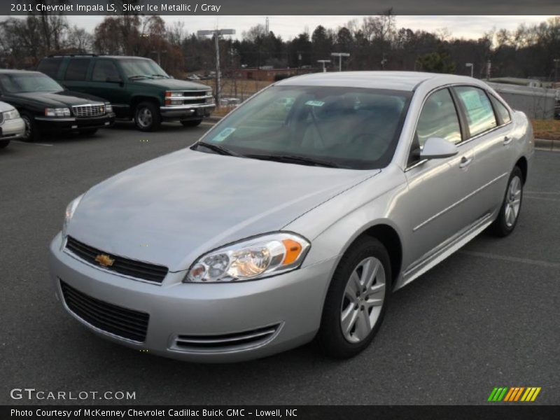 Silver Ice Metallic / Gray 2011 Chevrolet Impala LS