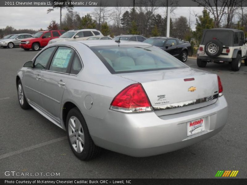 Silver Ice Metallic / Gray 2011 Chevrolet Impala LS