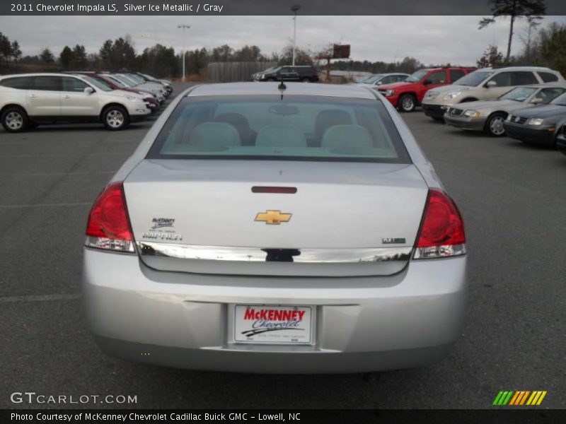 Silver Ice Metallic / Gray 2011 Chevrolet Impala LS