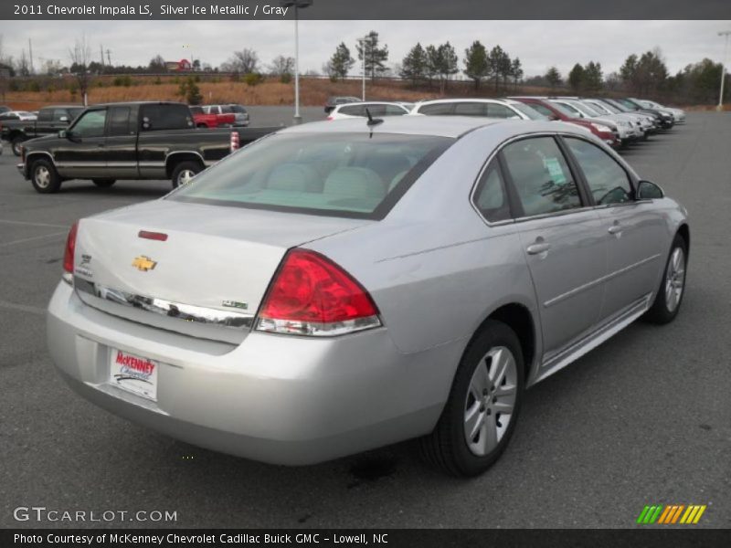 Silver Ice Metallic / Gray 2011 Chevrolet Impala LS