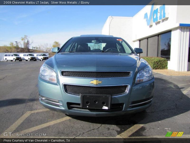 Silver Moss Metallic / Ebony 2009 Chevrolet Malibu LT Sedan