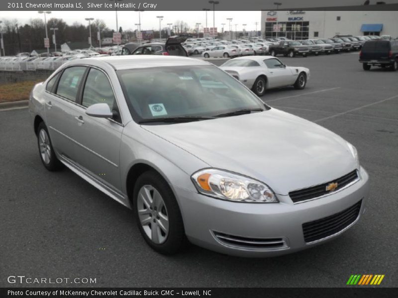 Silver Ice Metallic / Gray 2011 Chevrolet Impala LS