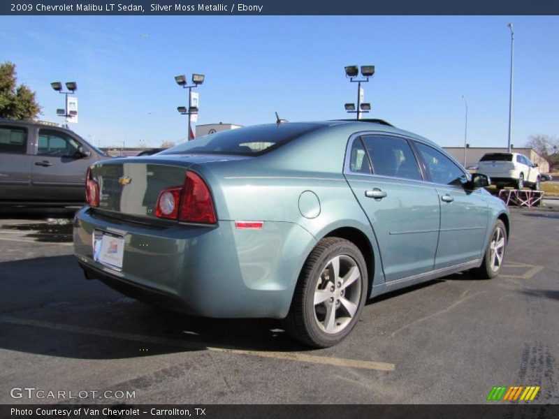 Silver Moss Metallic / Ebony 2009 Chevrolet Malibu LT Sedan
