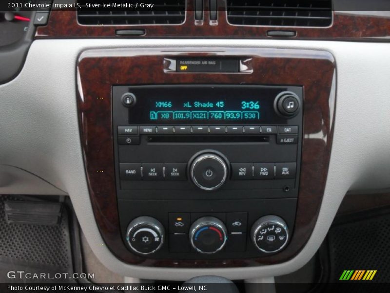 Silver Ice Metallic / Gray 2011 Chevrolet Impala LS