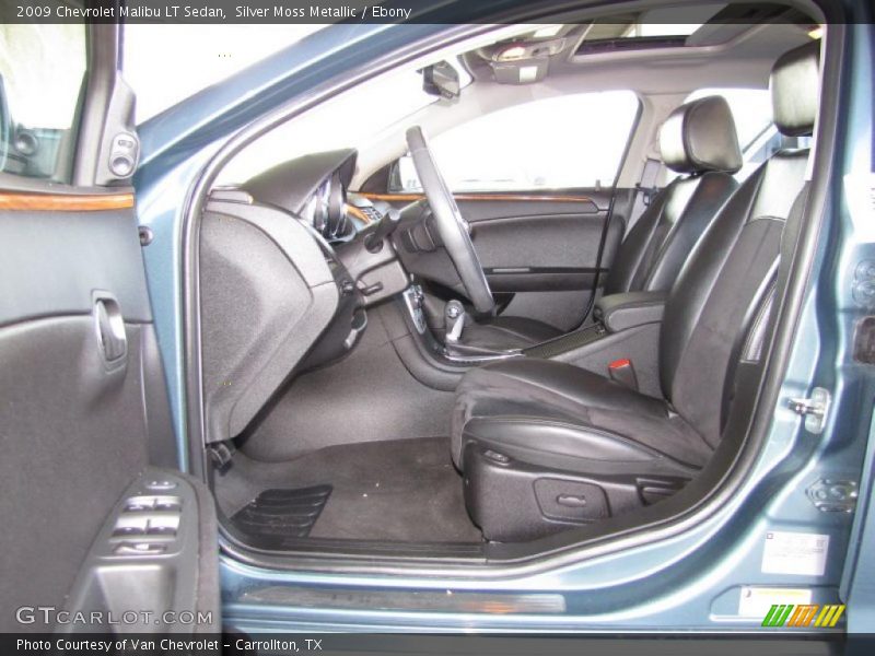 Silver Moss Metallic / Ebony 2009 Chevrolet Malibu LT Sedan