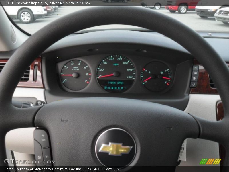 Silver Ice Metallic / Gray 2011 Chevrolet Impala LS