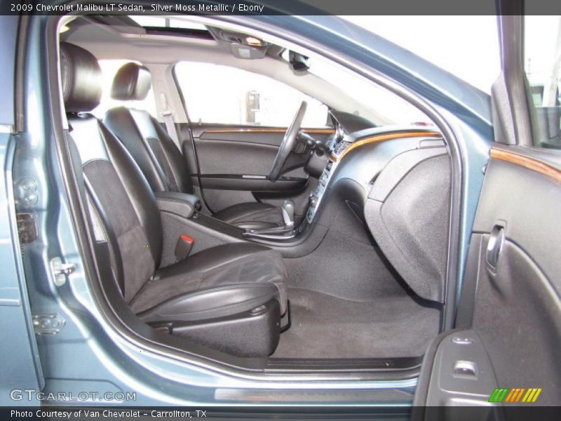 Silver Moss Metallic / Ebony 2009 Chevrolet Malibu LT Sedan