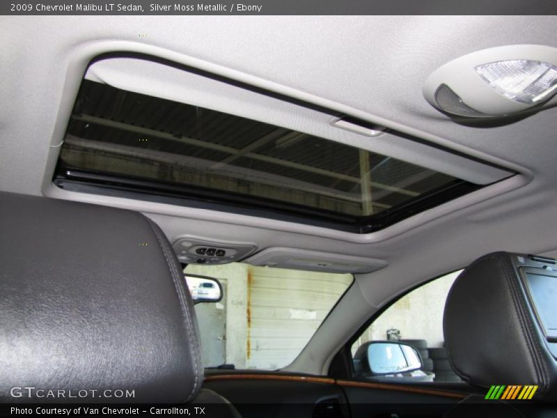 Silver Moss Metallic / Ebony 2009 Chevrolet Malibu LT Sedan