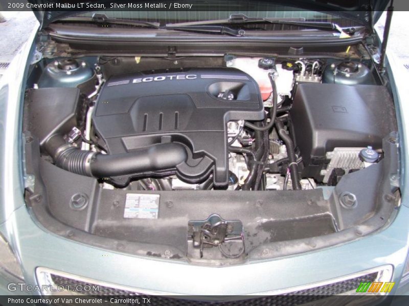 Silver Moss Metallic / Ebony 2009 Chevrolet Malibu LT Sedan