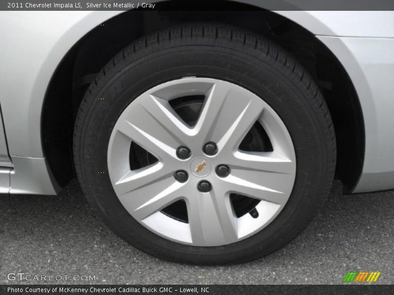Silver Ice Metallic / Gray 2011 Chevrolet Impala LS