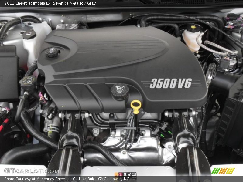 Silver Ice Metallic / Gray 2011 Chevrolet Impala LS
