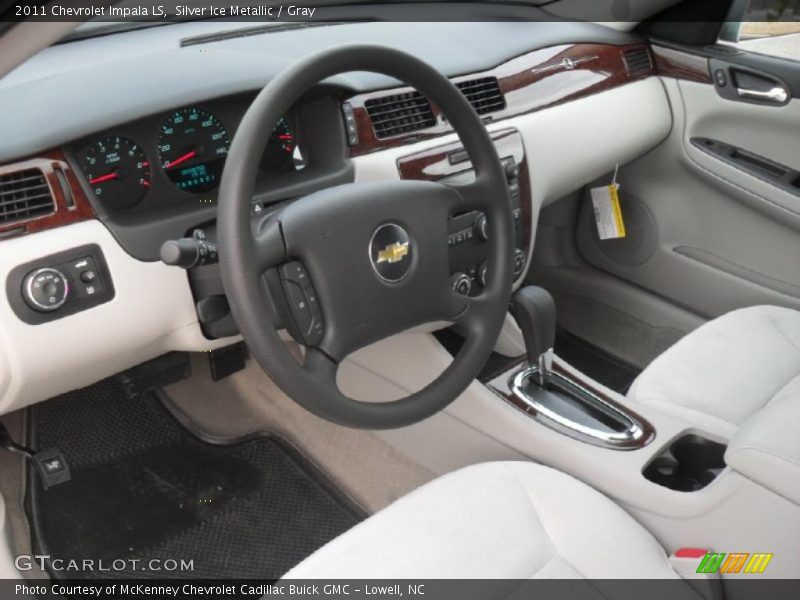 Silver Ice Metallic / Gray 2011 Chevrolet Impala LS