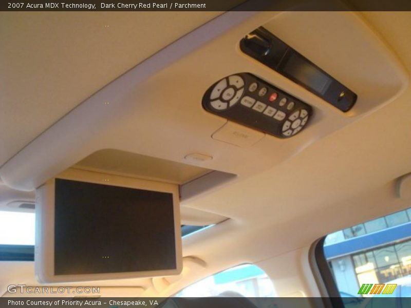 Dark Cherry Red Pearl / Parchment 2007 Acura MDX Technology