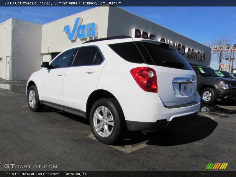 Summit White / Jet Black/Light Titanium 2010 Chevrolet Equinox LT