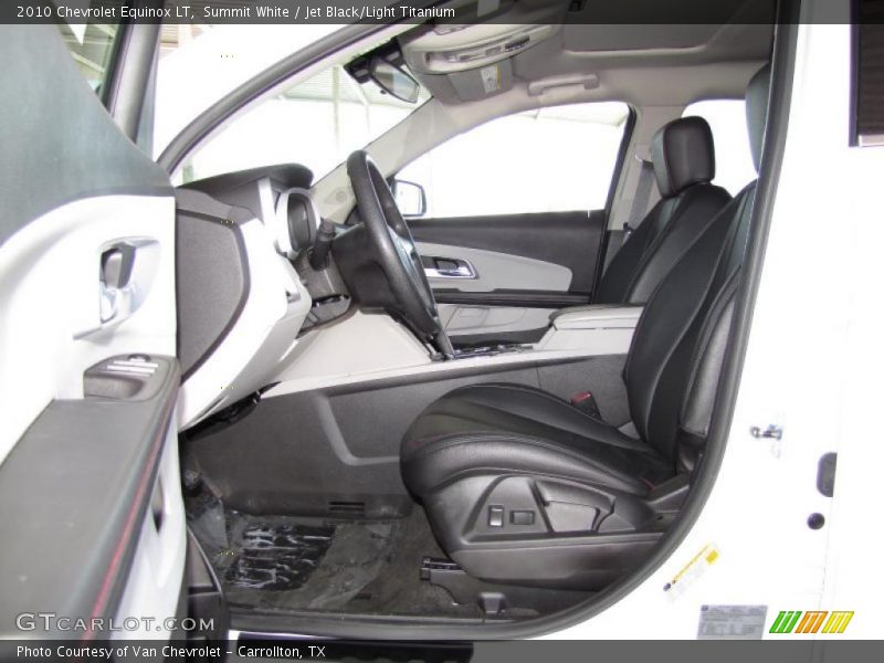 Summit White / Jet Black/Light Titanium 2010 Chevrolet Equinox LT