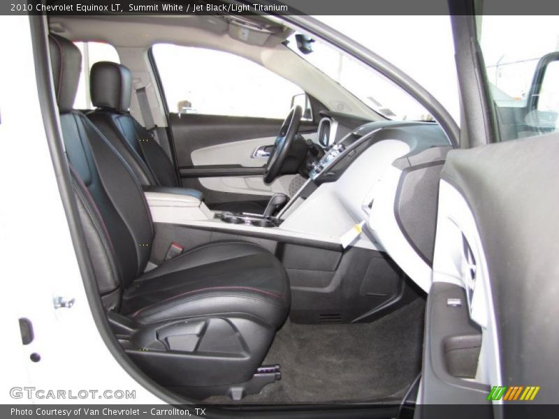 Summit White / Jet Black/Light Titanium 2010 Chevrolet Equinox LT