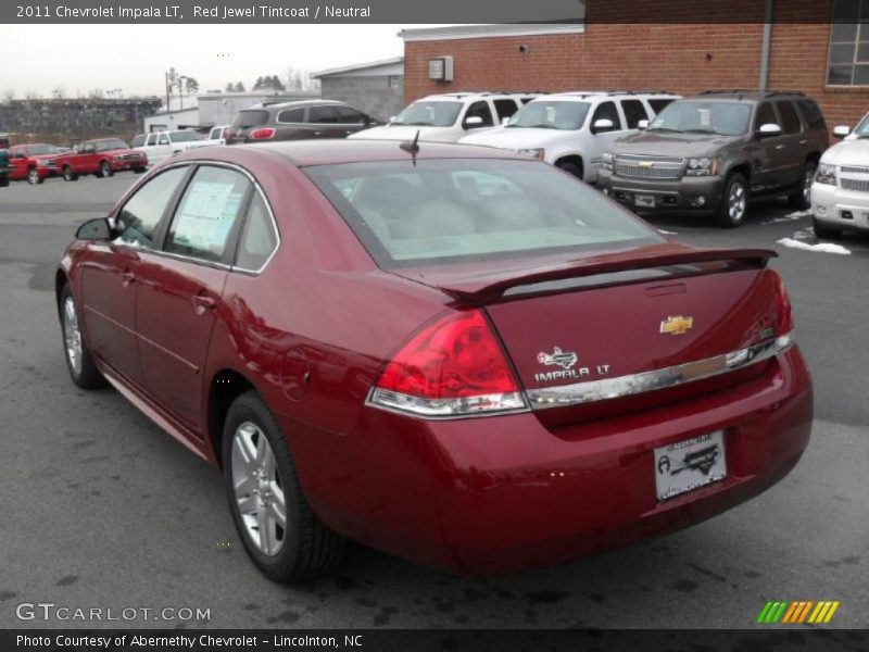 Red Jewel Tintcoat / Neutral 2011 Chevrolet Impala LT