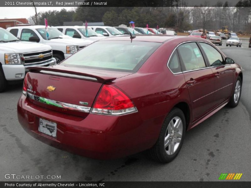 Red Jewel Tintcoat / Neutral 2011 Chevrolet Impala LT