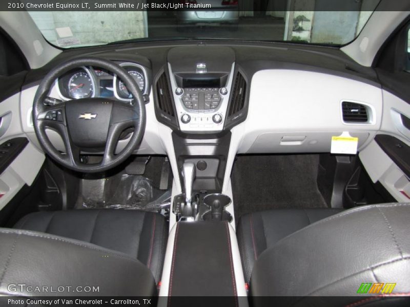 Summit White / Jet Black/Light Titanium 2010 Chevrolet Equinox LT
