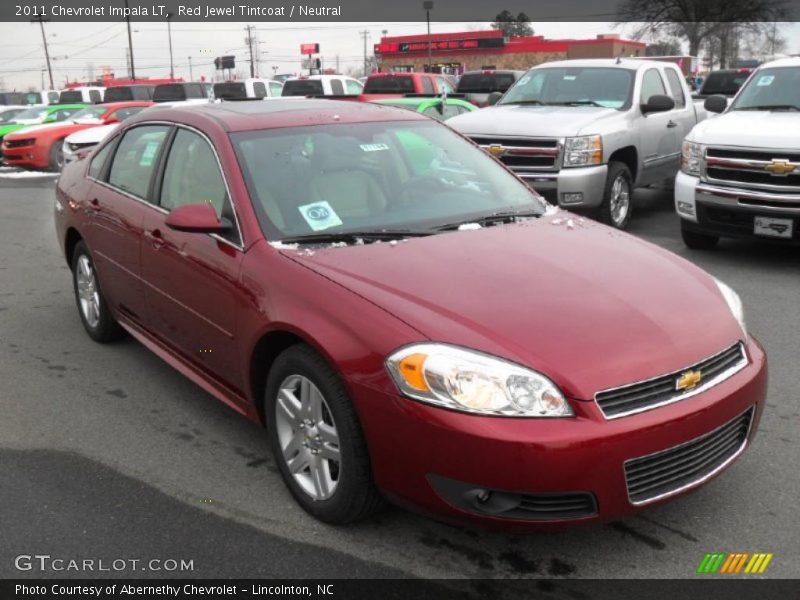 Red Jewel Tintcoat / Neutral 2011 Chevrolet Impala LT