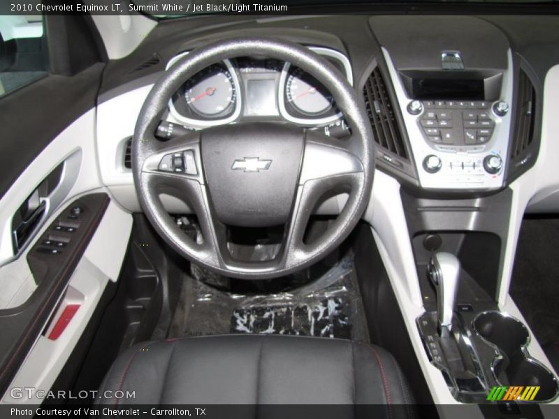 Summit White / Jet Black/Light Titanium 2010 Chevrolet Equinox LT