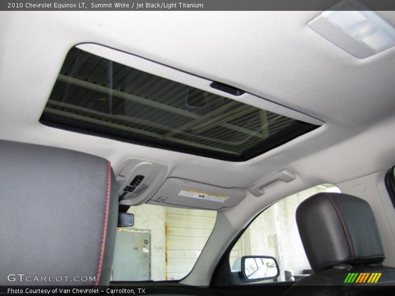 Summit White / Jet Black/Light Titanium 2010 Chevrolet Equinox LT