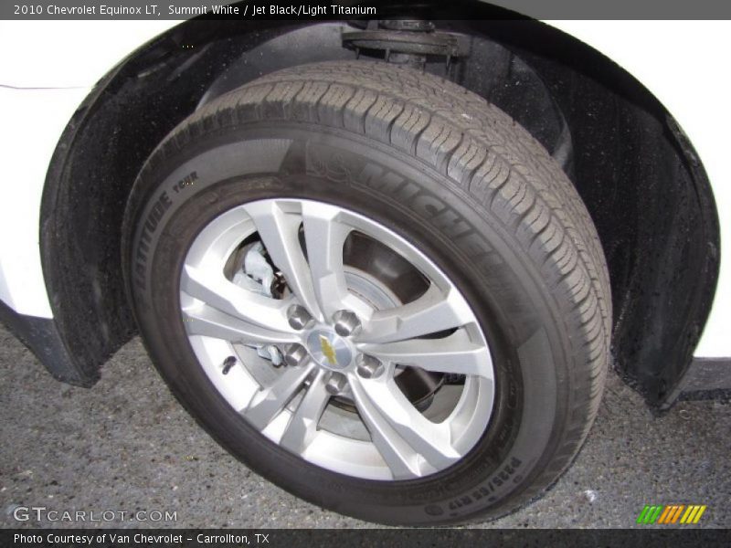 Summit White / Jet Black/Light Titanium 2010 Chevrolet Equinox LT
