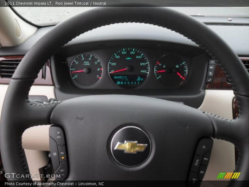 Red Jewel Tintcoat / Neutral 2011 Chevrolet Impala LT