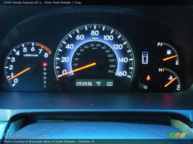 Silver Pearl Metallic / Gray 2006 Honda Odyssey EX-L