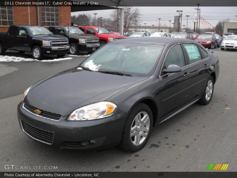 Cyber Gray Metallic / Gray 2011 Chevrolet Impala LT