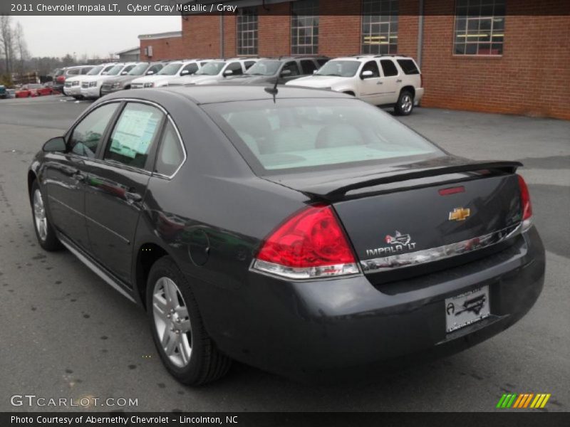 Cyber Gray Metallic / Gray 2011 Chevrolet Impala LT