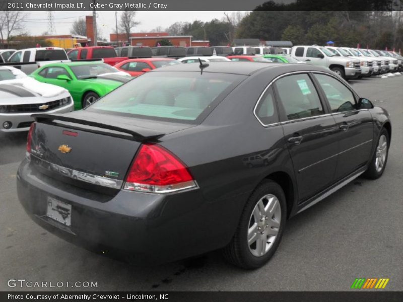 Cyber Gray Metallic / Gray 2011 Chevrolet Impala LT