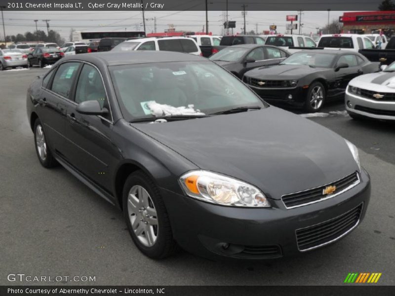 Cyber Gray Metallic / Gray 2011 Chevrolet Impala LT