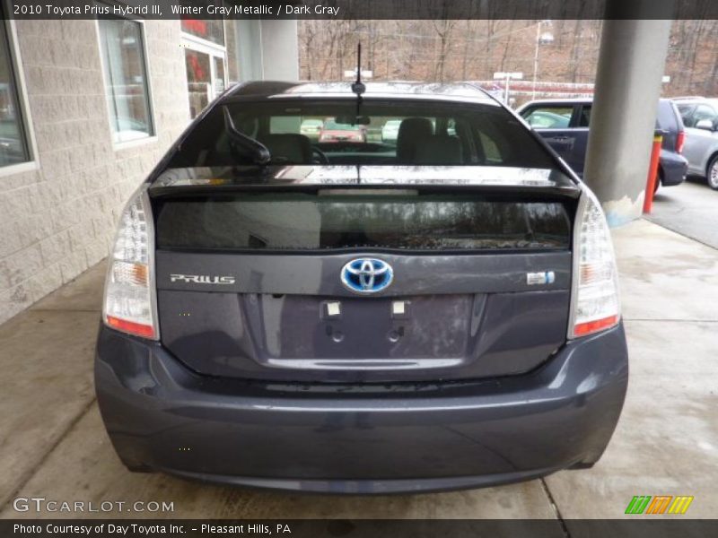 Winter Gray Metallic / Dark Gray 2010 Toyota Prius Hybrid III