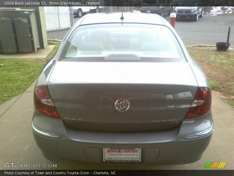Stone Gray Metallic / Titanium 2009 Buick LaCrosse CX