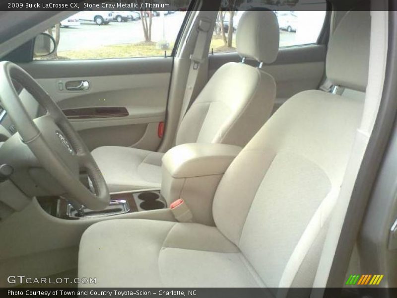 Stone Gray Metallic / Titanium 2009 Buick LaCrosse CX