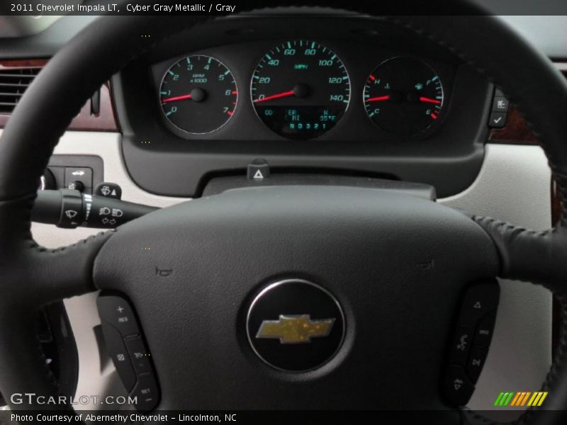 Cyber Gray Metallic / Gray 2011 Chevrolet Impala LT