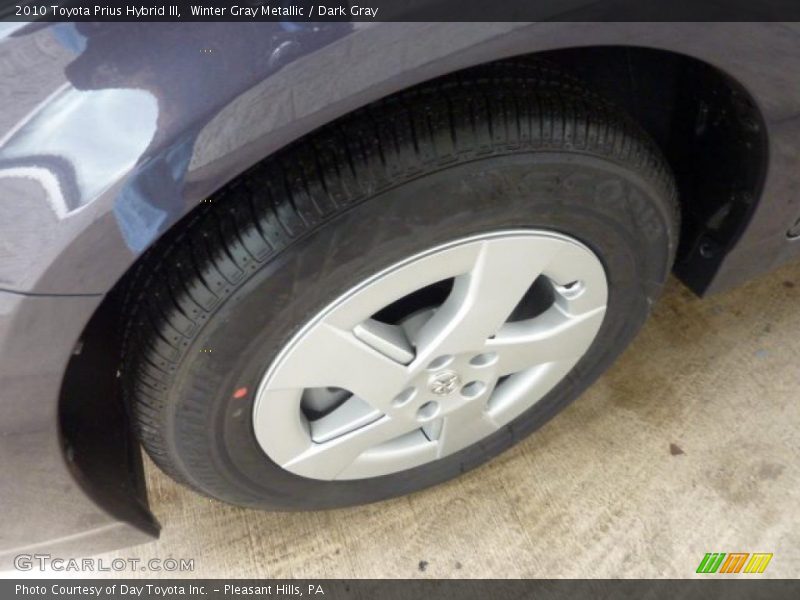Winter Gray Metallic / Dark Gray 2010 Toyota Prius Hybrid III